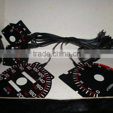 Custom size and cut shape el backlight el car meter el car guage which can adjust the brightness