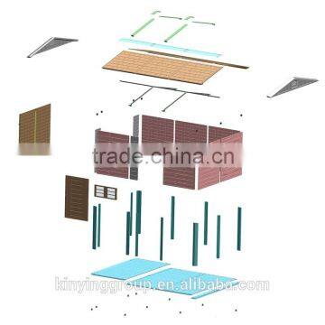 Platic Garden Shed Export Prefab House Made of HDPE photo-6