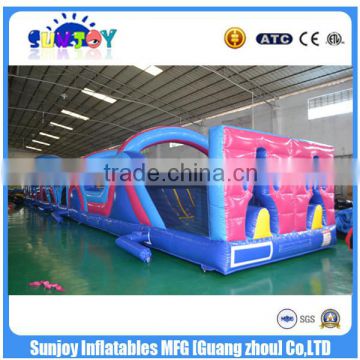 Crazy Inflatable Obstacle Game !15OZ PVC Tarpaulin Outdoor Inflatable Obstacle Course