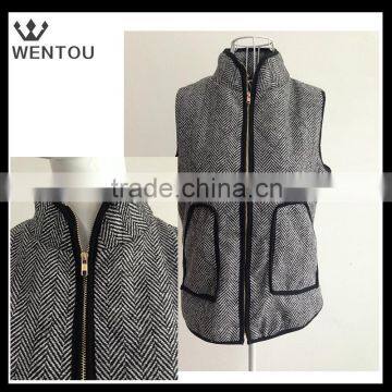 Wholesale Monogram Herringbone Vest