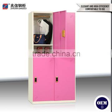 High-value 4 Door Wardrobe Stainless Steel Closet Locker Environmental Steel Locker photo-6