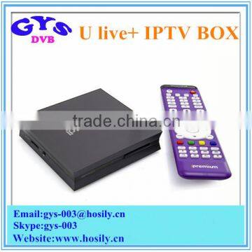 Android4.4 OS 1GB RAM 8GB ROM Ipremium Ulive+ IPTV Box TV Online IPTV Middleware