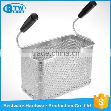 High Quality Special Customized Stainless Steel Chips Food Presentation Mini Pasta Basket