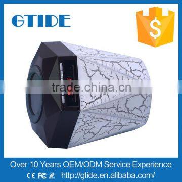 Private Mould Wireless Smart Mini Stereo Rechargeable 7 Color Changing Bluetooth Led Speaker Support Alarm Clock/FM/TF Card photo-6