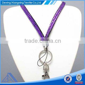 Promotional Bling Crystal Rhinestone Lanyard for Cellphone