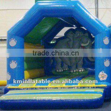 elephant theme inflatable bouncer