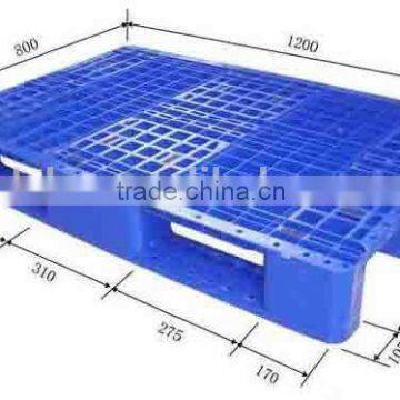 WDL-1208WCH8 - Plastic Shipping Pallet with 8 Iron Bars Inside