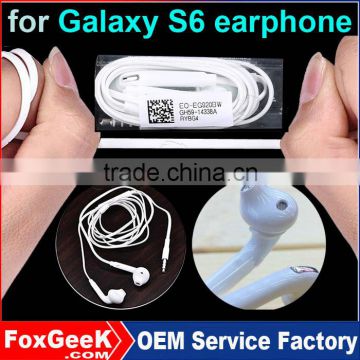 New for Amazon Best in-Ear Earphone with Flat Cable Mic Microphone Stereo Beats Wired for Samsung Mobile Phone Galaxy S6/S6 Edge