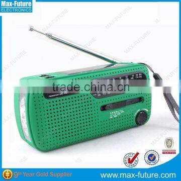 3 Super-bright LED Torch,Portable Mini AM/FM/SW World Band Radio