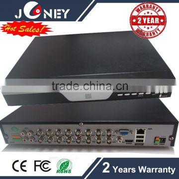 1.5U Ahd CCTV DVR 720P / 960p 16 Channel Ahd DVR 16CH