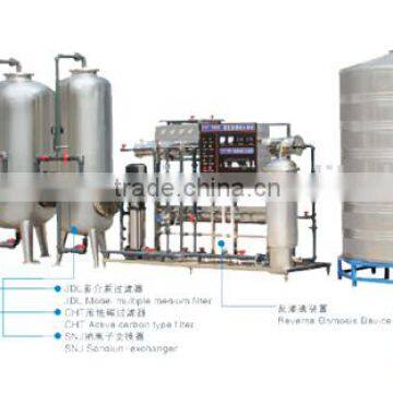 Automatic water treatment bottle line