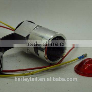 Motorcycle Smoke Lens Bobber Cafe Racer Clubman LED Brake Tail Stop Light photo-3