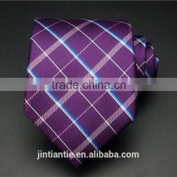2016 Popular Custom Made Checked Mens Silk Tie Woven photo-5