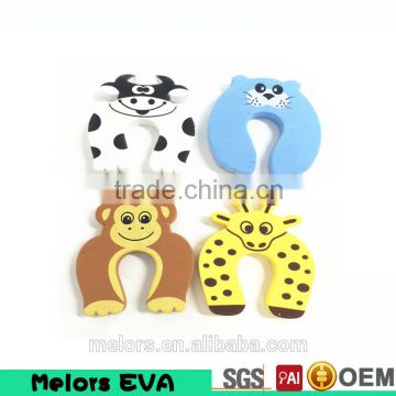 Melors Custom cute baby EVA door stopper animal dog shape door stop guard, EVA foam OEM design door stopper