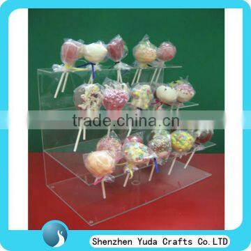 4 tier lollypop stand acrylic stand from China