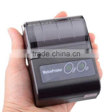 2015 Mobile Portable 58mm Thermal Receipt Printer Bluetooth Wireless Mini Printers Impressora for Android/IOS Black