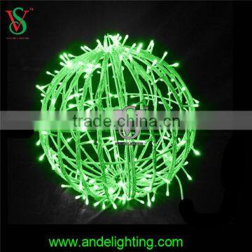 High quality Hanging 3D ball light with different color for indoor outdoor decoration