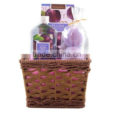 Country House plum promotion bath gift set