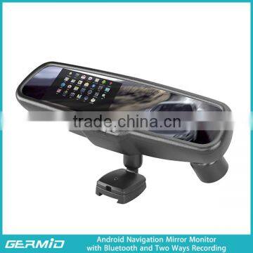 Android Car Rearview Mirror GPS Navigators,bluetooth,dvr Recording photo-6
