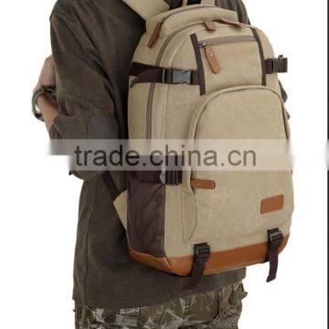 wholesale fashion leisure sports canvas backpack bag