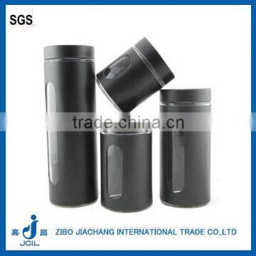 4 Pcs Stainless Steel Color Coating Glass Jars and Bottles photo-2