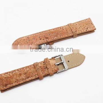 Boshiho wholesale fake leather watch strap cork strap