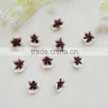 Handmade mini decorative ribbon flower for apparel