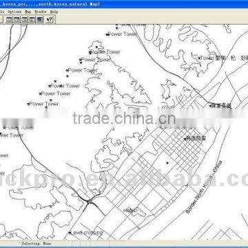 Trackpro North Korea Digital Mapinfo Map