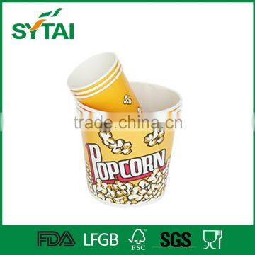 64oz Wholesale eco-friendly disposable popcorn paper cups from China