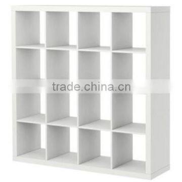 white effect 16 cube bookshelf unit