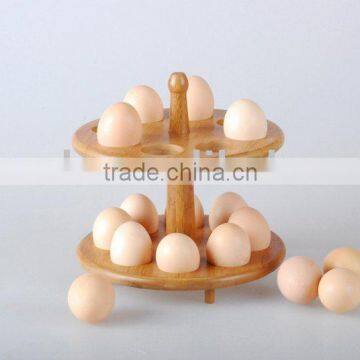 Bamboo Egg Rack