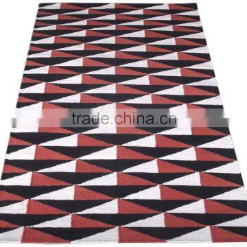 Geometrical Design Hand Woven Flat Weave Wool Rugs