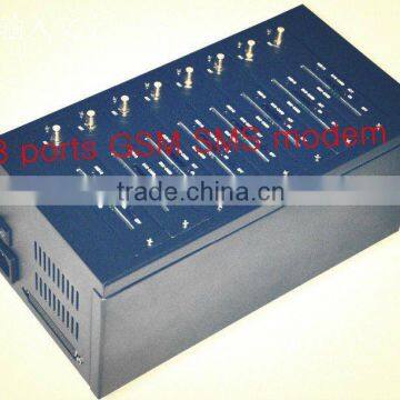 Wavecom module and English software 8 ports GSM GPRS SMS Modem pool