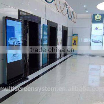 42 Inch floor standing lcd screen indoor/outdoor stand alone advertising player