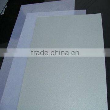 PVC no-laminated card sheet (silver)