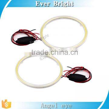 White Blue Colors 120MM 93SMD Led Car Angel Eyes COB Lights Circle Ring With Regulator Constant Current 9-30V