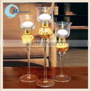 gold tealight candle holder for wedding