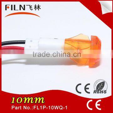10mm 12v Oven Led Indicator Lighting With LED Bulb Pilot Signal Lamp 18.5cm Wire photo-2