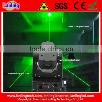 New 50mW Green Mini Moving-Head stage disco club laser beam light show