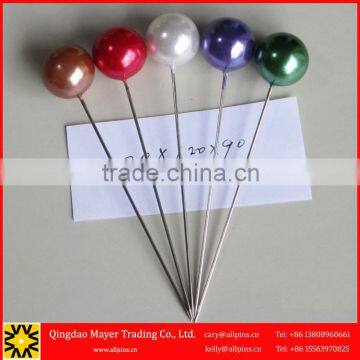 Pearl ball head straight pins