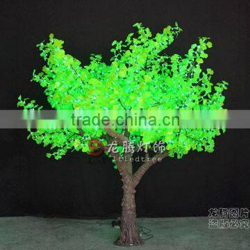 High simulation trunk tree light hotel decoration