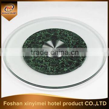 factory sale high quality glass lazy susan