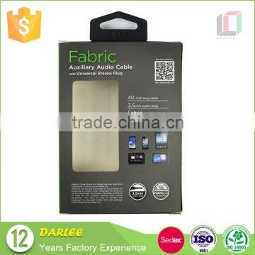 Recyclable Embossing Usb Cable Packaging Box photo-3