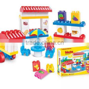 SUPERMARKET PLAY SET PLASTIC BUILDING BLOCKS 47PCS Y5229031