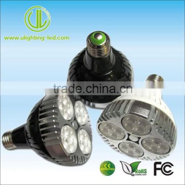 2800-3000lm 3000-3500K Warm White E27 Par30 30-35W led spotlight with fan