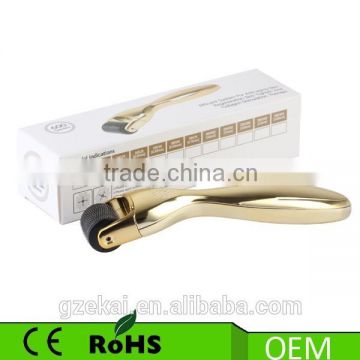 Factory Price Microneedle DRS Derma Roller 600 Gold Titanium Needles