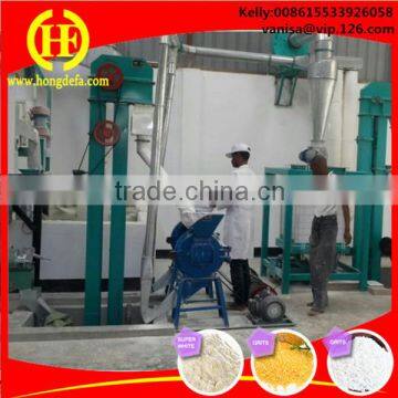 Popular In Western Africa 5 Ton Per Day Maize Grinding Complete Milling Line