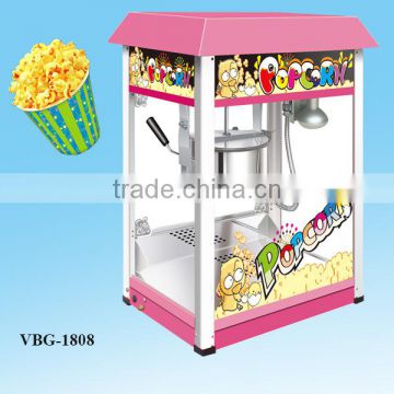 2015 best price high capacity pink popcorn machine with godd quality