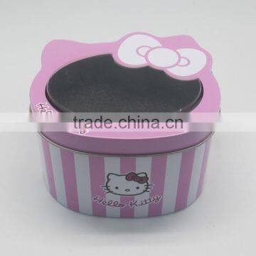 wholesale tin box for cake / candy use fashion cat shaped cartoon small boxes