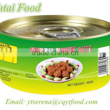 China Cheap Canned Food Canned Curry Chicken Balls